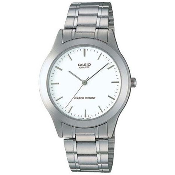 Casio Men's Core MTP1128A-7A Silver Stainless-Steel Quartz Watch