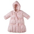 Rothschild Infant Baby Girl's Bow Trimmed Bunting Snowsuit - Pink 0-6M