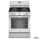 Whirlpool 30-inch Freestanding Gas Range with 5 Sealed Burners and Convection Oven