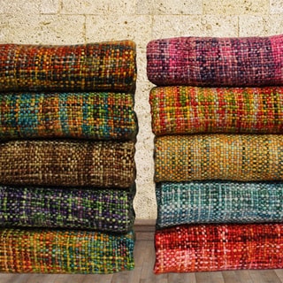 Oversized 100-percent Acrylic throw