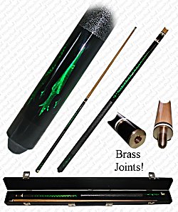 Emerald Green Designer Wooden Pool/Billiard Stick (58 Inches)