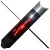 Ruby Red Designer Pool Stick