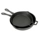 Bayou Classic 2-Piece Cast Iron Skillet Set 