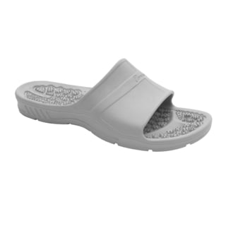 Cantos Men's Health Acupressure Slide Slippers, Grey