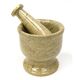 Sahara Beige Marble Mortar and Pestle