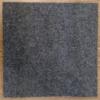 Peel And Stick 144 sq ft Charcoal Grey Carpet Tiles