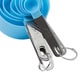 Cook's Corner 8-piece Aqua Stainless Steel Measuring Cup and Spoon Set