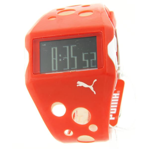 Puma Men's Sporty Rubber Multifunction Digital Flow Watch