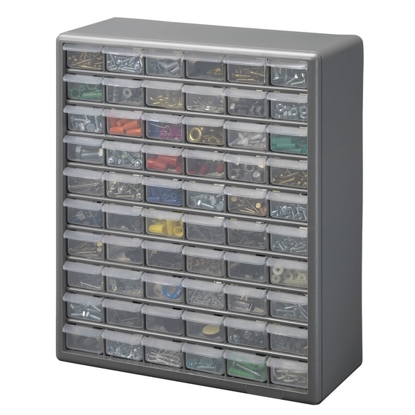 Stack-On 60 Bin Plastic Drawer Cabinet