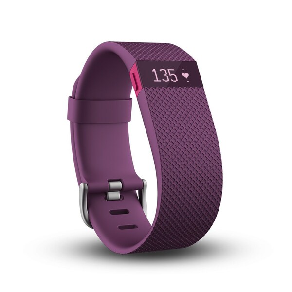 Fitbit Charge HR Activity, Heart Rate + Sleep Wristband (Plum)