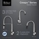 Kraus Crespo Single Lever Kitchen Bar Faucet