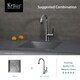 Kraus Crespo Single Lever Kitchen Bar Faucet