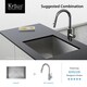Kraus Mateo Single Lever Pull Down Kitchen Faucet