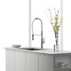 Kraus Nola Single Lever Commercial Style Kitchen Faucet Stainless Steel