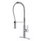 Kraus Nola Single Lever Commercial Style Kitchen Faucet Stainless Steel