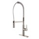 Kraus Nola Single Lever Commercial Style Kitchen Faucet Stainless Steel