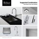Kraus Nola Single Lever Concealed Pull Down Kitchen Faucet