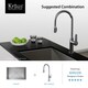 Kraus Nola Single Lever Concealed Pull Down Kitchen Faucet