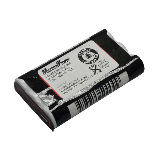 MaximalPower 1800mAh 2-way Radius Battery Replacement for Motorola HNN9018/ HNN9018A SP50 