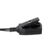 MaximalPower Surveillance Headset D-shape Ear Hook Earpiece and PTT Mic for Motorola M1 2-pin Radios