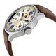 Tommy Hilfiger Men's 1791102 Casual Sport Round Brown Leather Strap Watch