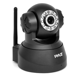 Pyle PIPCAM25 Pan/ Tilt Wireless IP Wi-Fi Camera with Remote Surveillance Monitoring