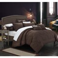 Chic Home Direllei Brown Down Alternative 11-piece Bed in a Bag Set