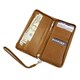 Piel Leather Zippered Passport/ Ticket Holder