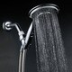 DreamSpa Ultra-Luxury 7-setting Rainfall Hand Shower with Extra-large 5-inch face On/Off Handle Switch