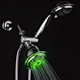 PowerSpa All-chrome 3-way LED Twin 7-color Shower System with Air Turbo Technology