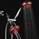 PowerSpa All-chrome 3-way LED Twin 7-color Shower System with Air Turbo Technology