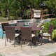 Christopher Knight Home Thompson Outdoor 7-piece Wicker Dining Set with Cushions
