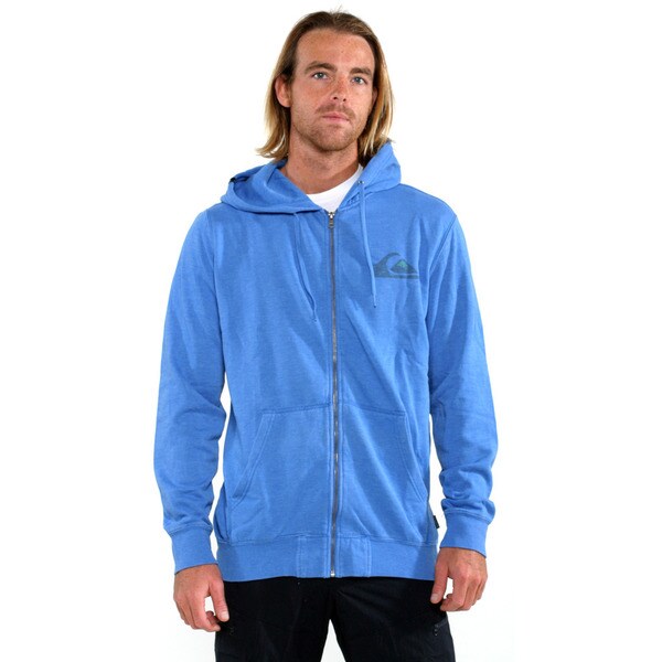 Quicksilver Men's Blue Duff Full zip Sweatshirt