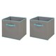 South Shore Fabric Storage Bin - 2 pack