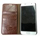 Hudson Samsung Galaxy S6 Genuine Leather Folio Flip Book Wallet Protective Case