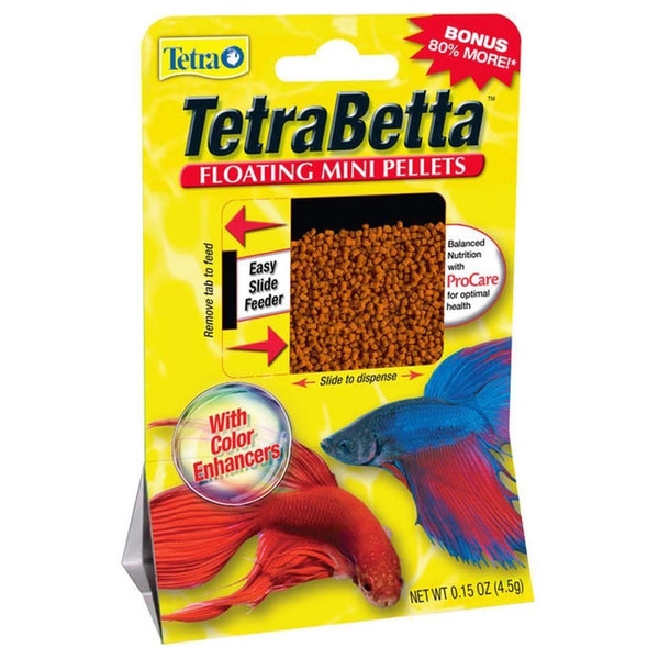 TetraBetta .15-ounce Floating Food Pellets