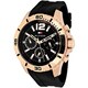 Tommy Hilfiger Men's 1791145 Sport Round Black Silicone Strap Watch