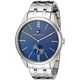 Tommy Hilfiger Men's 1791171 Curis Round Silvertone Stainless Steel Bracelet Watch
