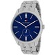 Tommy Hilfiger Men's 1791171 Curis Round Silvertone Stainless Steel Bracelet Watch