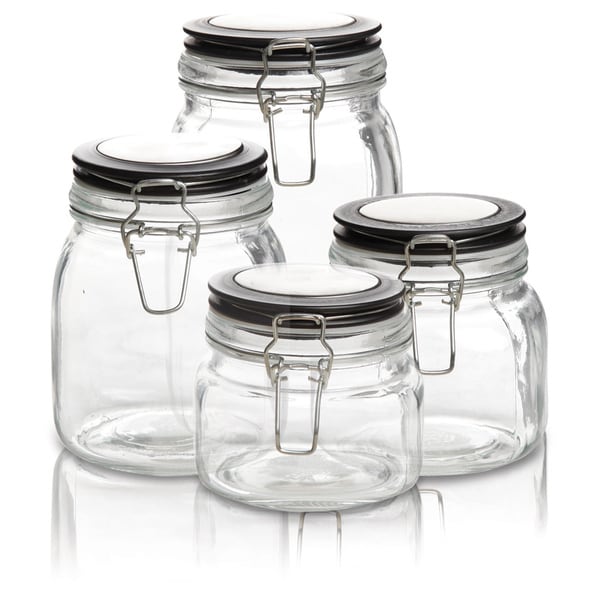 Gibson 4-piece Jar Style Canister Set