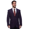 Bolzano Men's Eggplant 2-button Jacket