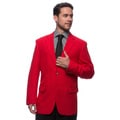 Bolzano Men's Big and Tall Red 2-button Jacket