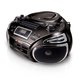 Axxess Portable Boombox with Cassette Recorder/ AM/FM Radio/ CD/ MP3 Player/ USB/ SD Inputs