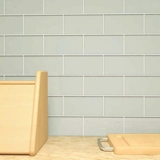 Light Gray Subway 5.5 Square Foot Tiles (44 Pieces per Unit)