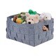 woven felt bin, L gray
