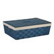 Paper Rope Underbed Baskt, Blu