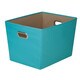 Lg Storage Bin w/handle - Aqua