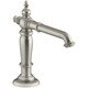 Kohler Artifacts 6.625 inch Bathroom Sink Spout with Column Design, Vibrant Brushed Nickel