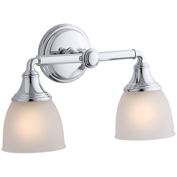 Kohler Devonshire 2-Light Polished Chrome Wall Sconce - Overstock Shopping - Big Discounts on ...