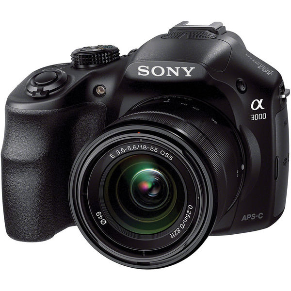  Sony Alpha a3000 Digital Camera with 18-55mm Lens 